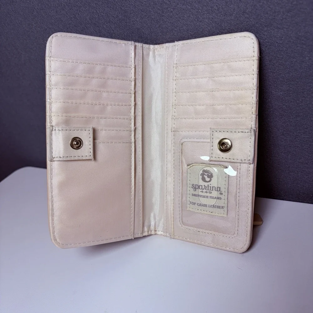 Spartina 449 Bifold Snap Floral Pattern Slim Wallet